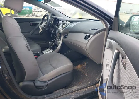 2012 Hyundai Elantra Gls (Ulsan Plant) from USA, damaged, VIN KMHDH4AE6CU332853